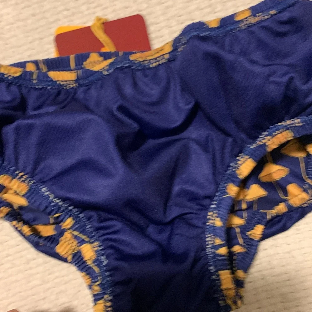 AGUA BENDITA Ella Navy Baby Bloomer Size 9-12 Months NWT
